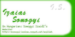 izaias somogyi business card